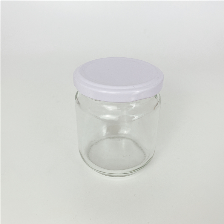 195ml 200ml 7oz jam guacamole peanut butter packaging glass jar with 63mm screw lid