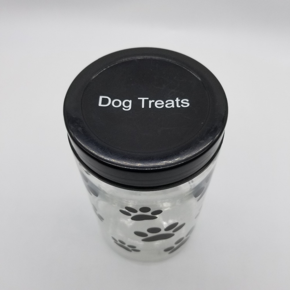 1L 32oz wholesale cheap Food grade PET plastic jar with screw cap for dog treats or food