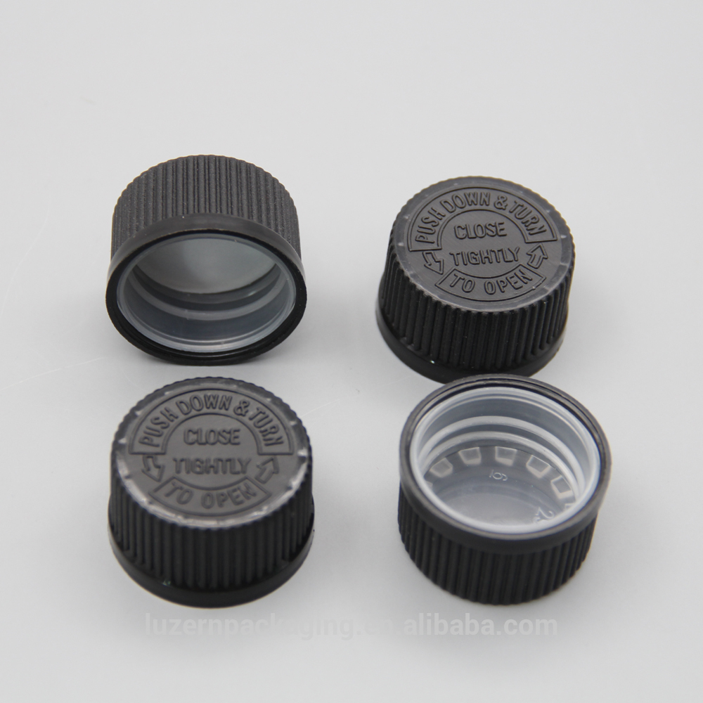 1L Double Neck Measuring Plastic Bottle With Child Resistant Cap