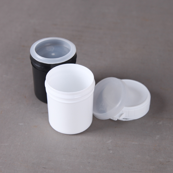 1L HDPE wide mouth plastic jar for powder packing