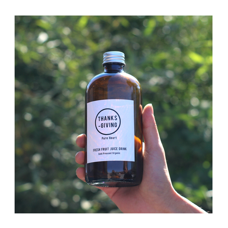 1L Transparent Glass Milk And Pla Juice Bottle For Daily Home Used