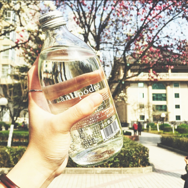 1L Transparent Glass Milk And Pla Juice Bottle For Daily Home Used