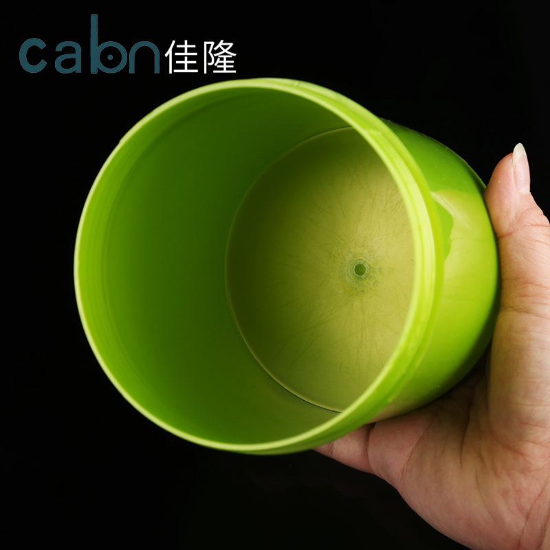 1L Wide Mouth Cream Jars Green Color Big Cosmetics Jars