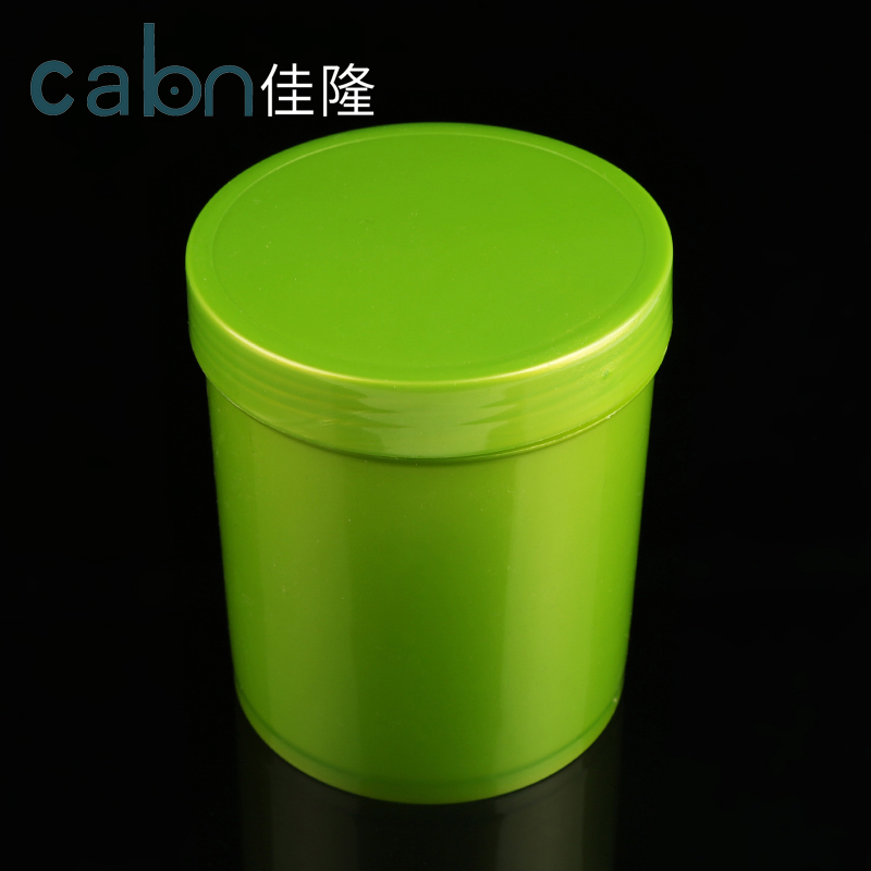 1L Wide Mouth Cream Jars Green Color Big Cosmetics Jars