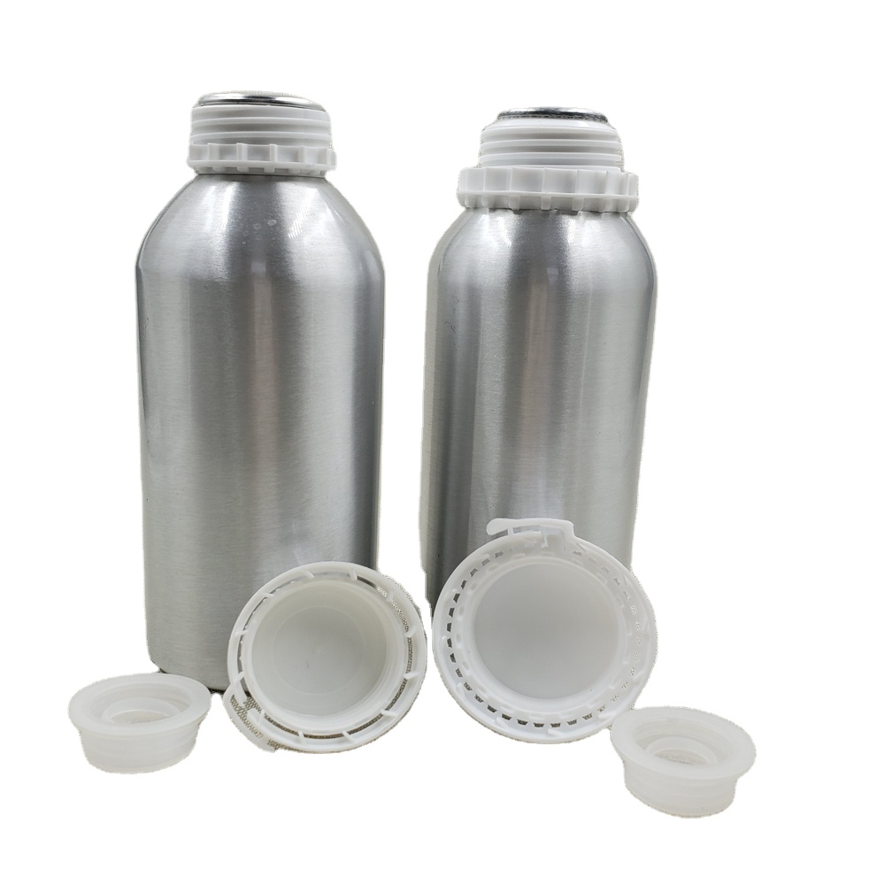 1L customized printing logo single wall metal aluminium bottle