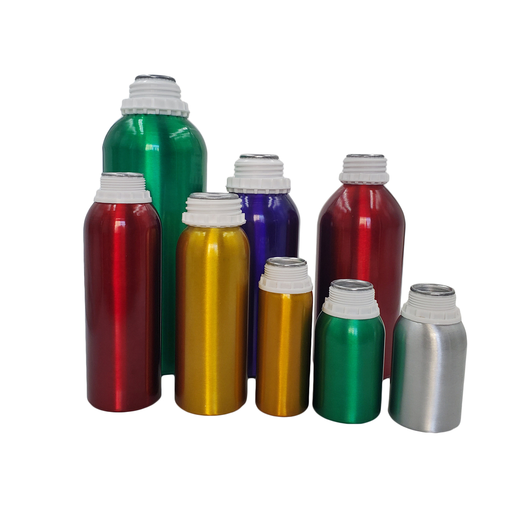 1L customized printing logo single wall metal aluminium bottle