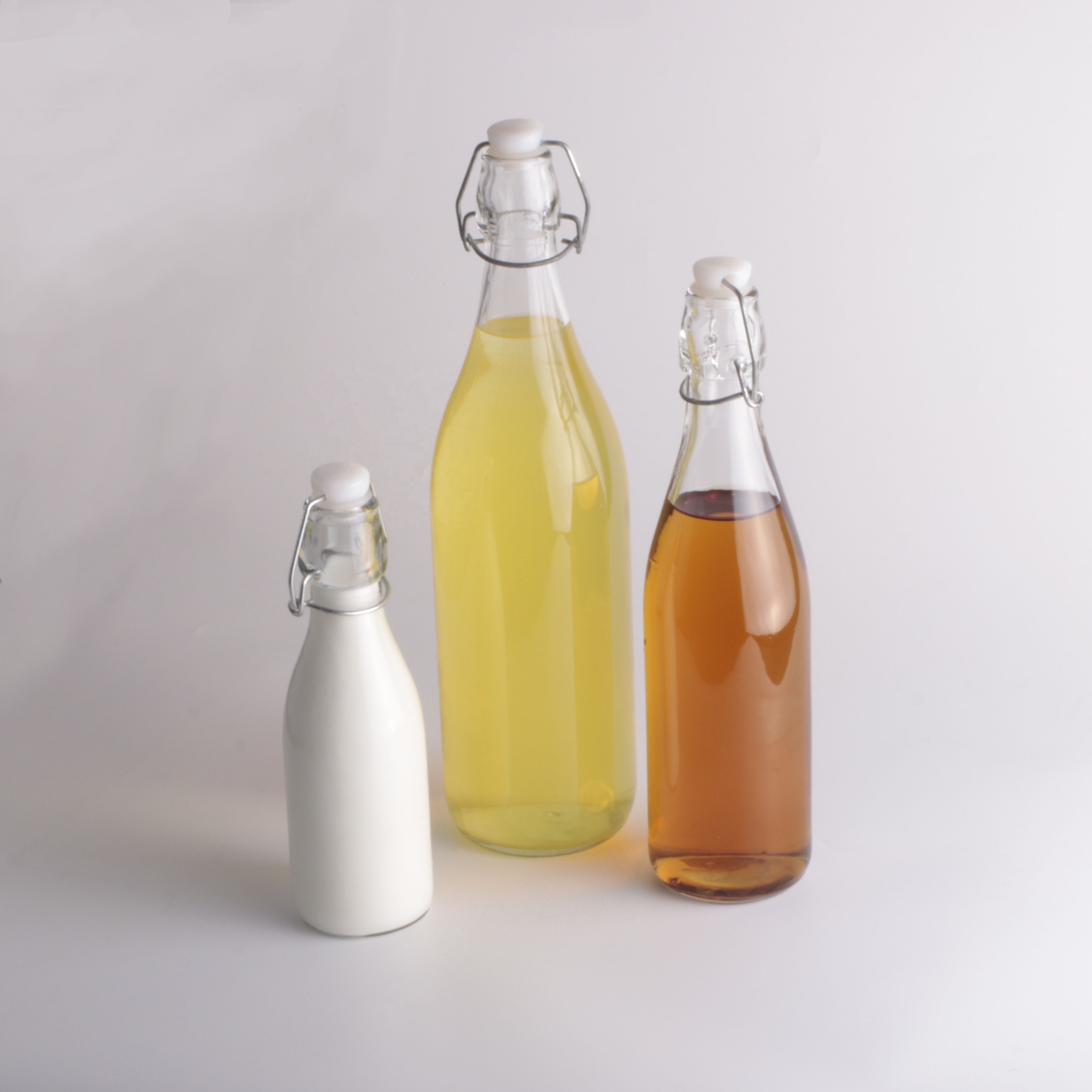 1Liter Glass Bottle Flip Top Cap 33OZ Beverage 1000ml With Swing Stopper Used In Kitchen For Kombucha