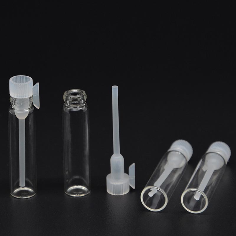 1ML 2ML 3ML Empty Mini Glass Bottles 1CC 2CC 3CC Perfume Sample Vials For Liquid Fragrance Test Tube Trial Bottles