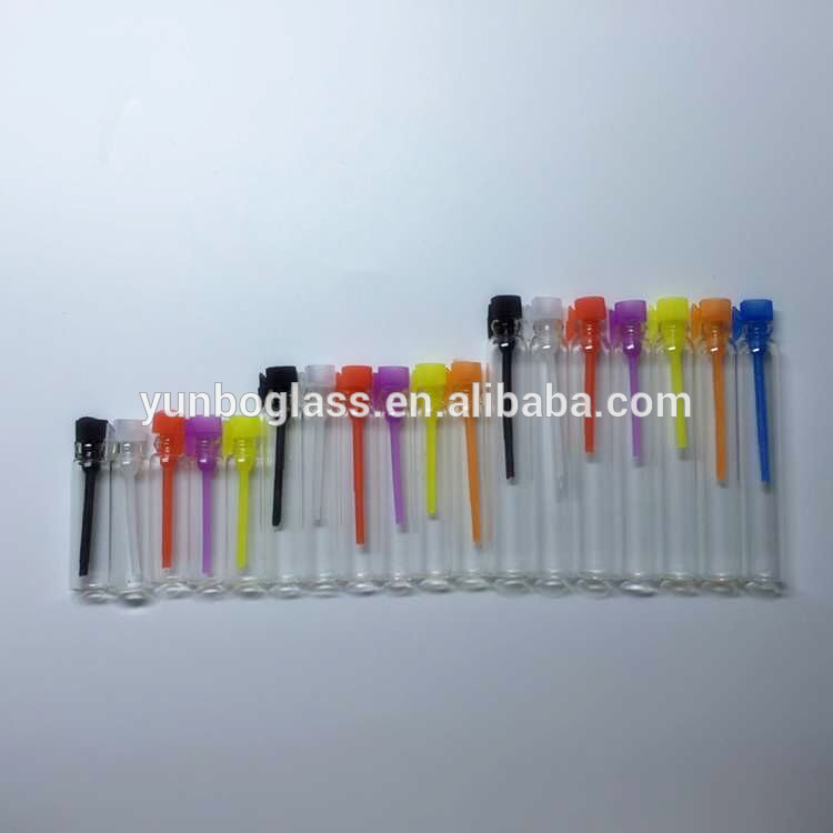 1ML mini glass perfume vial, perfume sample vial, tester bottle Tube