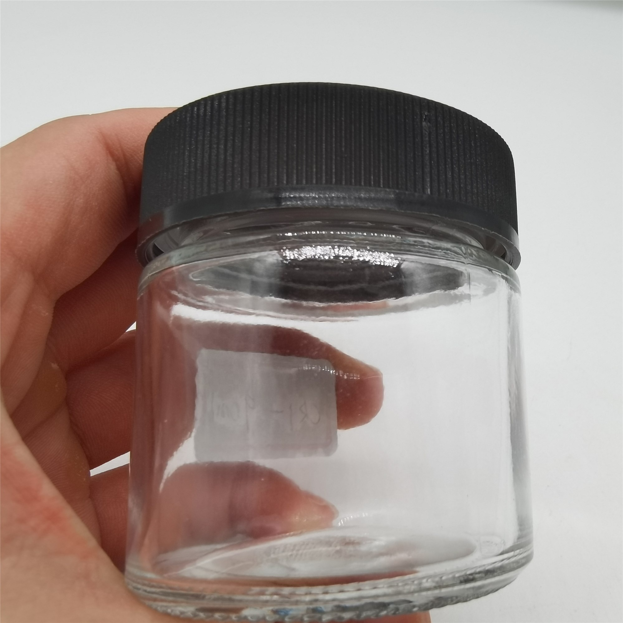 1OZ, 2OZ, 3 OZ, 4OZ Child Resistant Clear Glass Jars