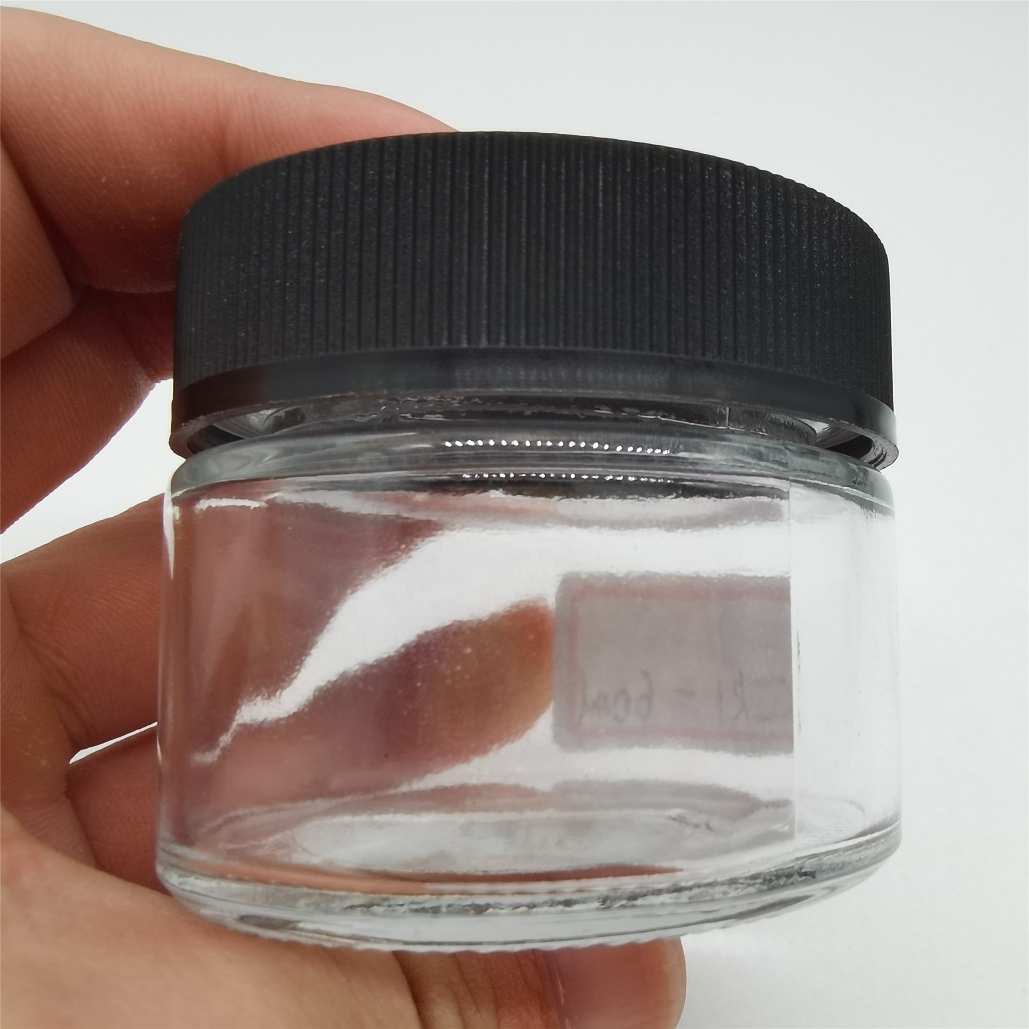 1OZ, 2OZ, 3 OZ, 4OZ Child Resistant Clear Glass Jars