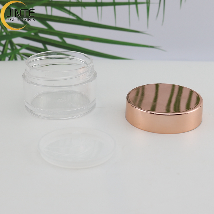1OZ/2OZ Small Pot Read to Ship Plastic Clear Jar AcrylicPawer Container Jar