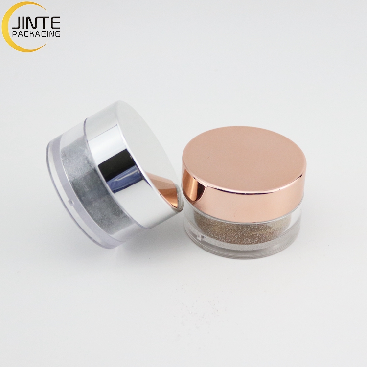 1OZ  Clear Plastic Cosmetic Empty  PETG Container Jar for Acrylic Powder Pots