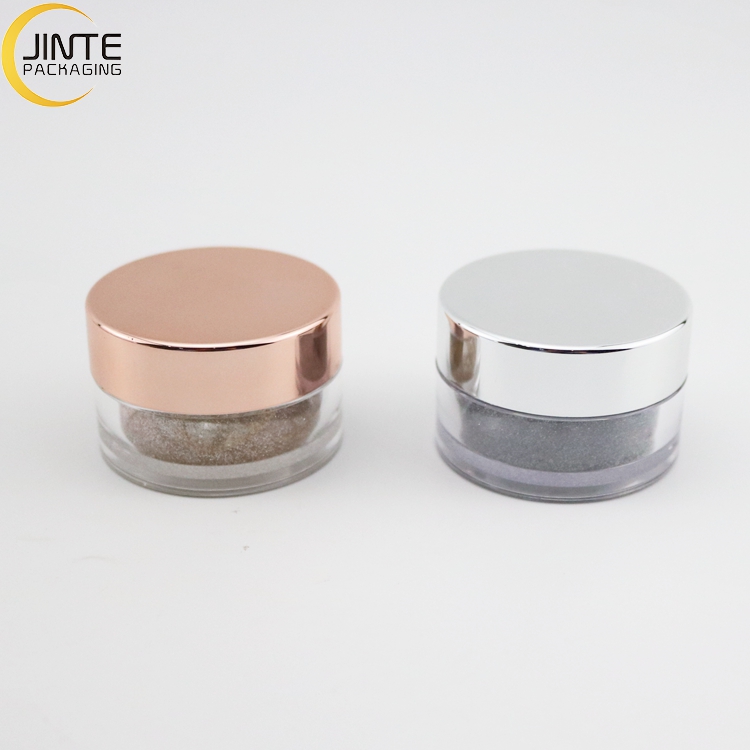 1OZ Clear Plastic Cosmetic Empty PETG Container Jar for Acrylic Powder Pots