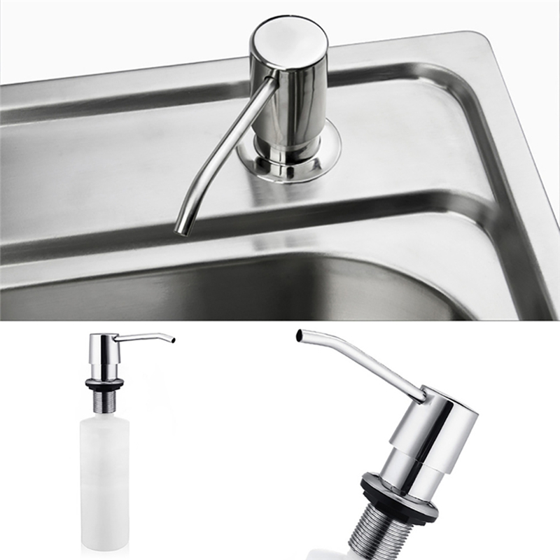 1PC Kitchen Soap Dispenser Sink Liquid Soap Bottle Bathroom Detergent Liquid Hand Wash Soap Dispenser Pumps Kitchen Supplies