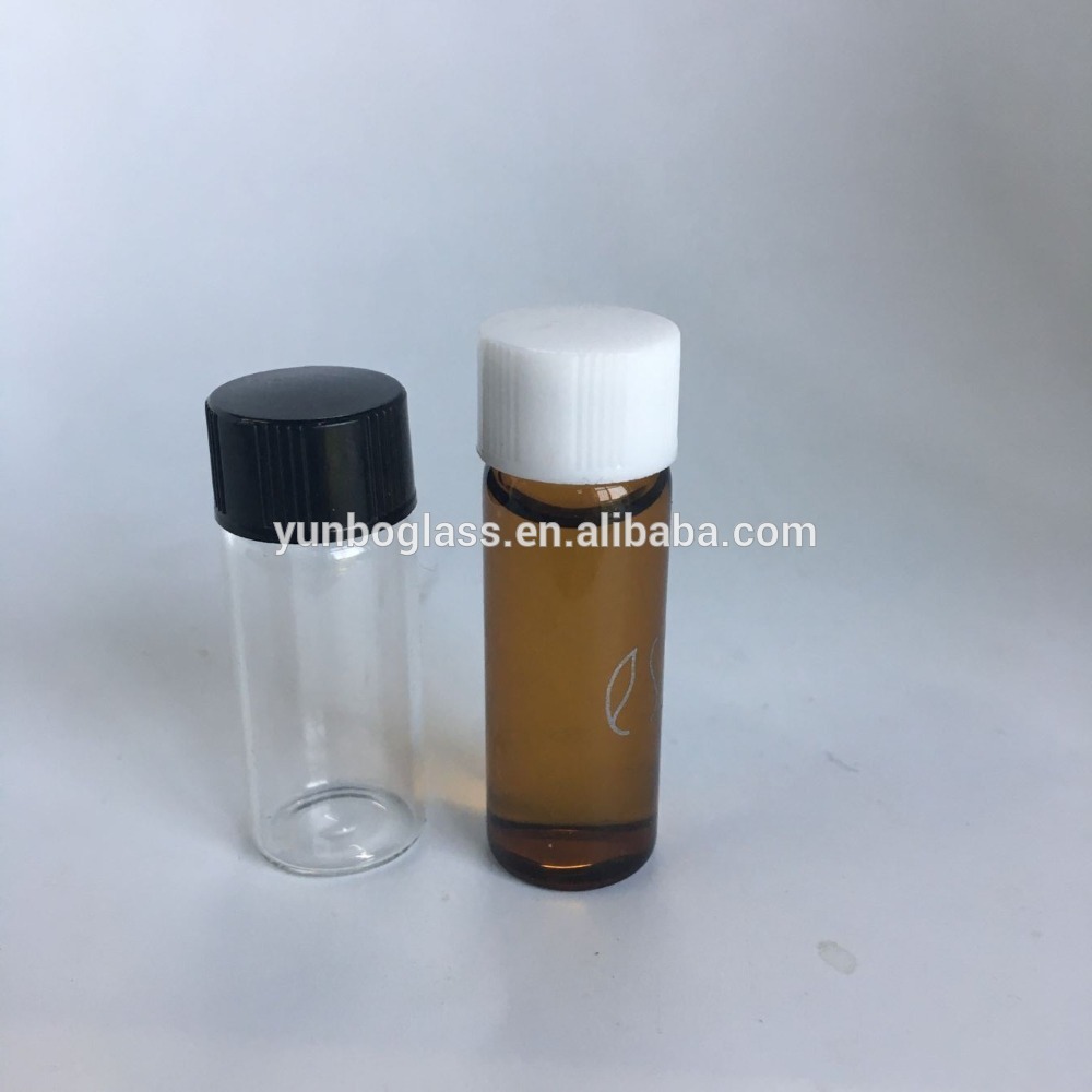 1dram amber color sample glass perfume vials sterile vials for injection sterile dropper bottles