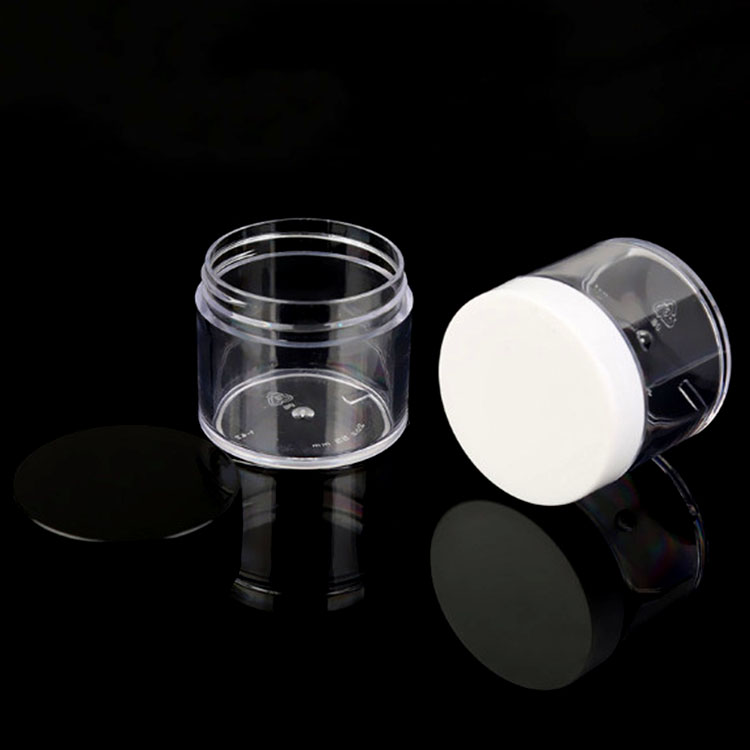 1g 2.5 g 10g cosmetic container makeup sample jar PS clear plastic jar