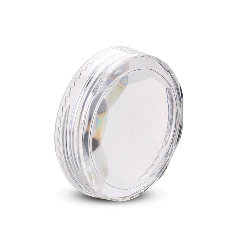 1g 3g 5g Clear Cosmetic Cream Plastic Powder Jar Unique Shaped Eye Shadow Container