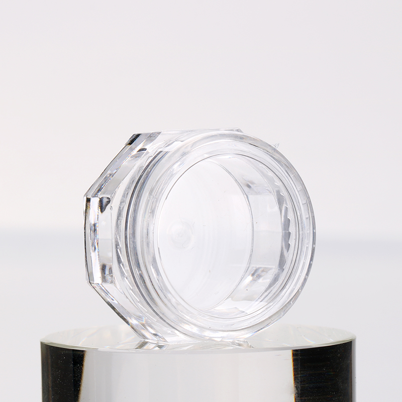 1g 3g 5g clear small nail art dipping powder jar unique nail polish glitter bottle