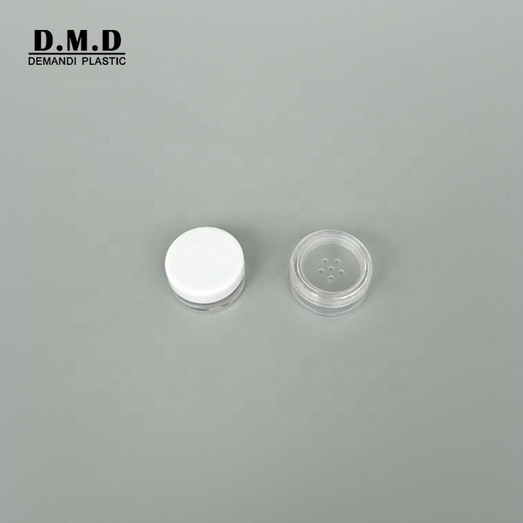 1gram 1ml 2g 2ml mini empty loose powder container with sifter