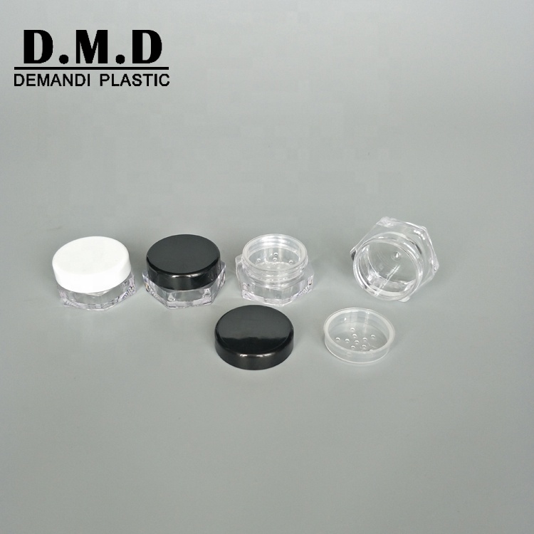 1gram 1ml 2gr 2ml 3g 3gram mini small mineral powder sample jar with small hole lid