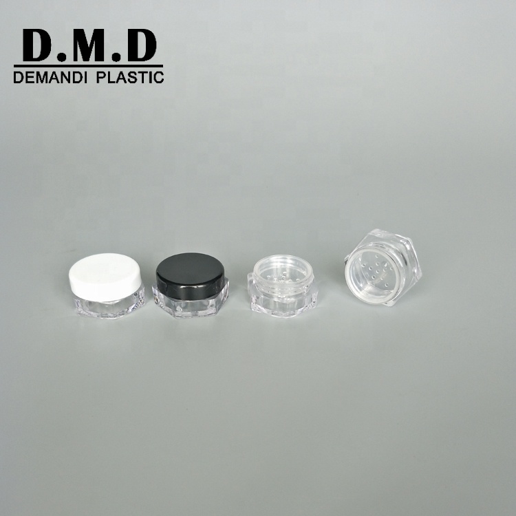 1gram 1ml 2gr 2ml 3g 3gram mini small mineral powder sample jar with small hole lid