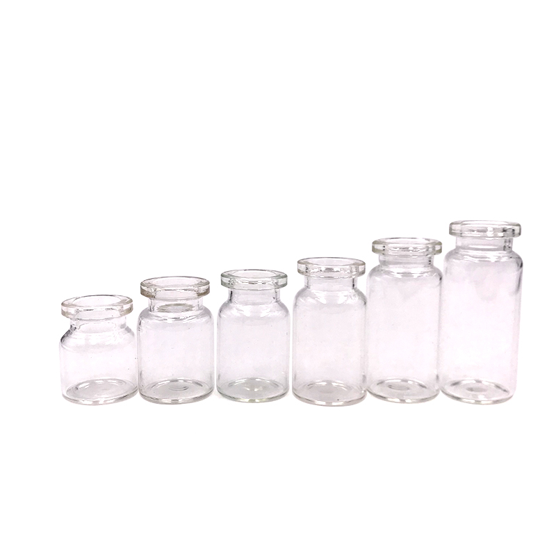 1ml 2ml 3ml 4ml 5ml 10ml Small Clear Amber Sample test Tube glass bottles for essential oil perfume medicine samples
