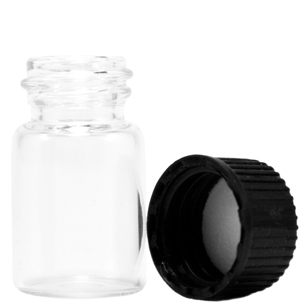 1ml 2ml 3ml 4ml 5ml 7ml 8ml 12ml Clear Glass Vial Bottles MINI Borosilicate Wishing Bottle Small Glass Vials Screw Cap