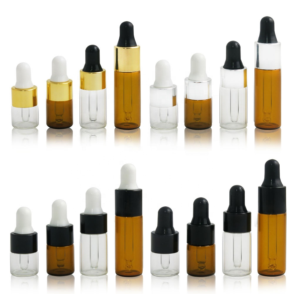 1ml 2ml 3ml 5ml 10ml 15ml 30ml glass dropper bottle essential oil e liquid use