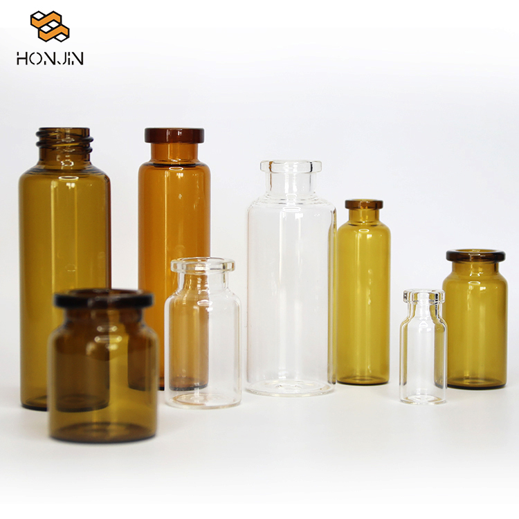 1ml 2ml 3ml 5ml 10ml 30ml Medical or Cosmetic Empty Small Glass Bottle Vial Medical glass bottle