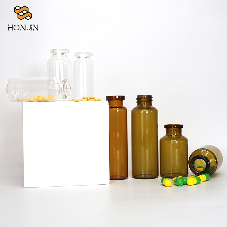 1ml 2ml 3ml 5ml 10ml 30ml Medical or Cosmetic Empty Small Glass Bottle Vial Medical glass bottle