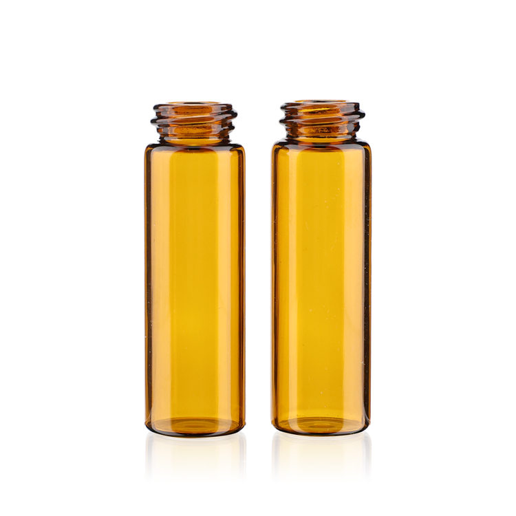 1ml 2ml 3ml 5ml 10ml amber clear custom glass test tube vial cosmetic packing bottle for essential oil with black/gold screw cap