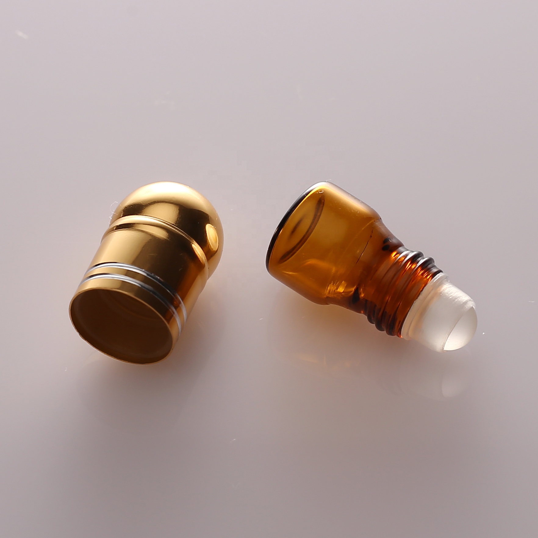 1ml 2ml 3ml 5ml 7ml 10ml amber clear glass vials bottle with black/white screw cap for essential oil liquid sample packaging