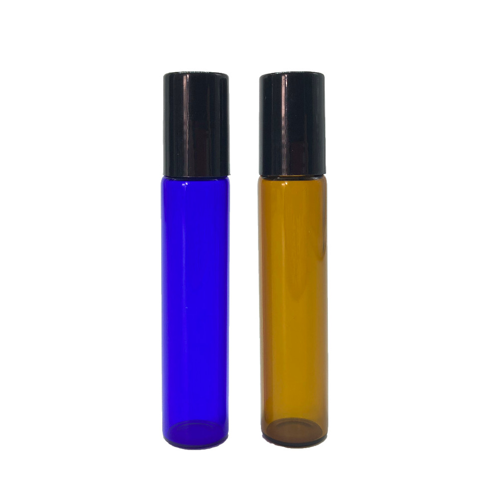 1ml 2ml 3ml 5ml 8ml 10ml roller bottle amber clear roll on bottle glass vial