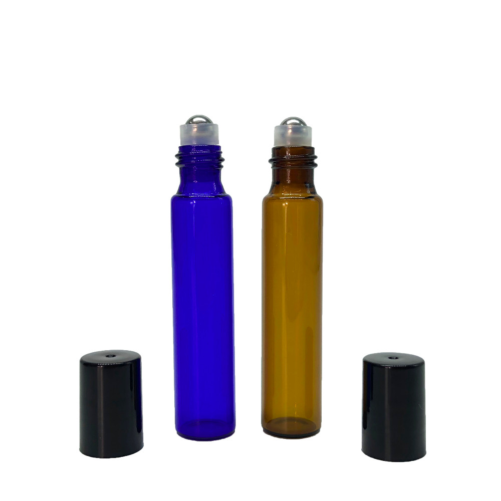 1ml 2ml 3ml 5ml 8ml 10ml roller bottle amber clear roll on bottle glass vial