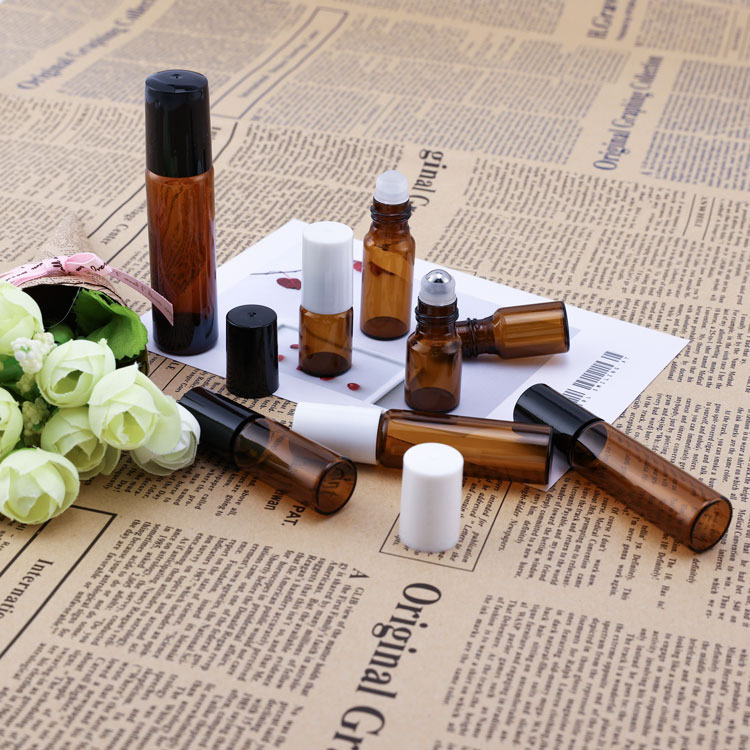 1ml 2ml 3ml 5ml 8ml 10ml roller bottle amber clear roll on bottle/vial/glass vial for perfume