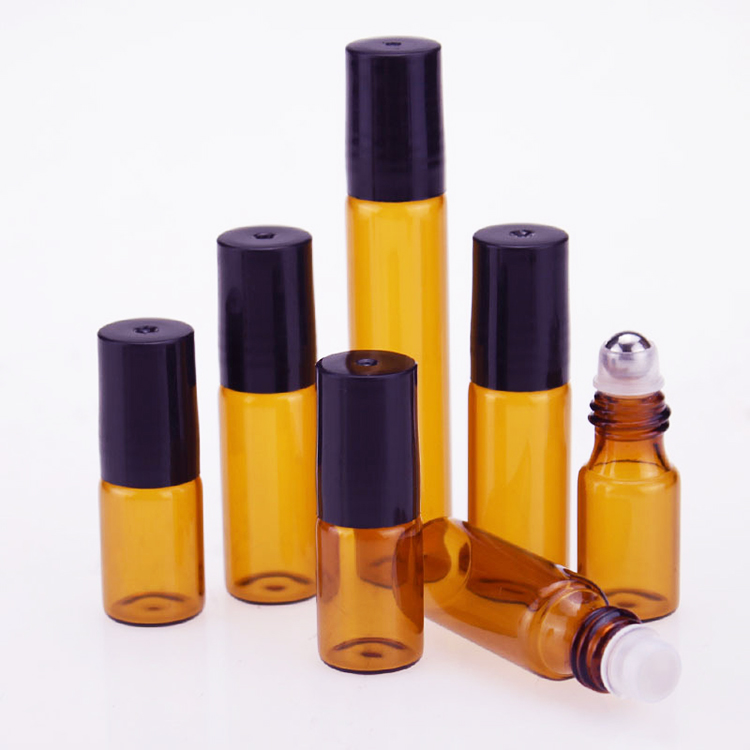 1ml 2ml 3ml 5ml 8ml 10ml roller bottle amber clear roll on bottle/vial/glass vial for perfume