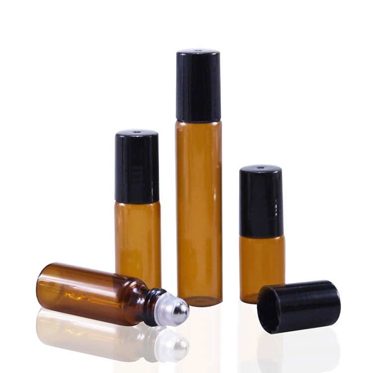 1ml 2ml 3ml 5ml 8ml 10ml roller bottle amber clear roll on bottle/vial/glass vial for perfume