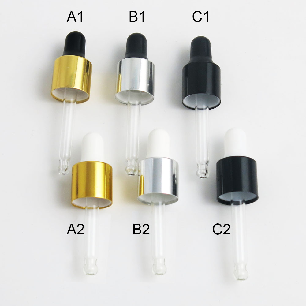 1ml 2ml 3ml 5ml amber clear Portable Aromatherapy Esstenial Oil Bottle With Eye Dropper Mini Empty Pipette Dropper Glass Vials