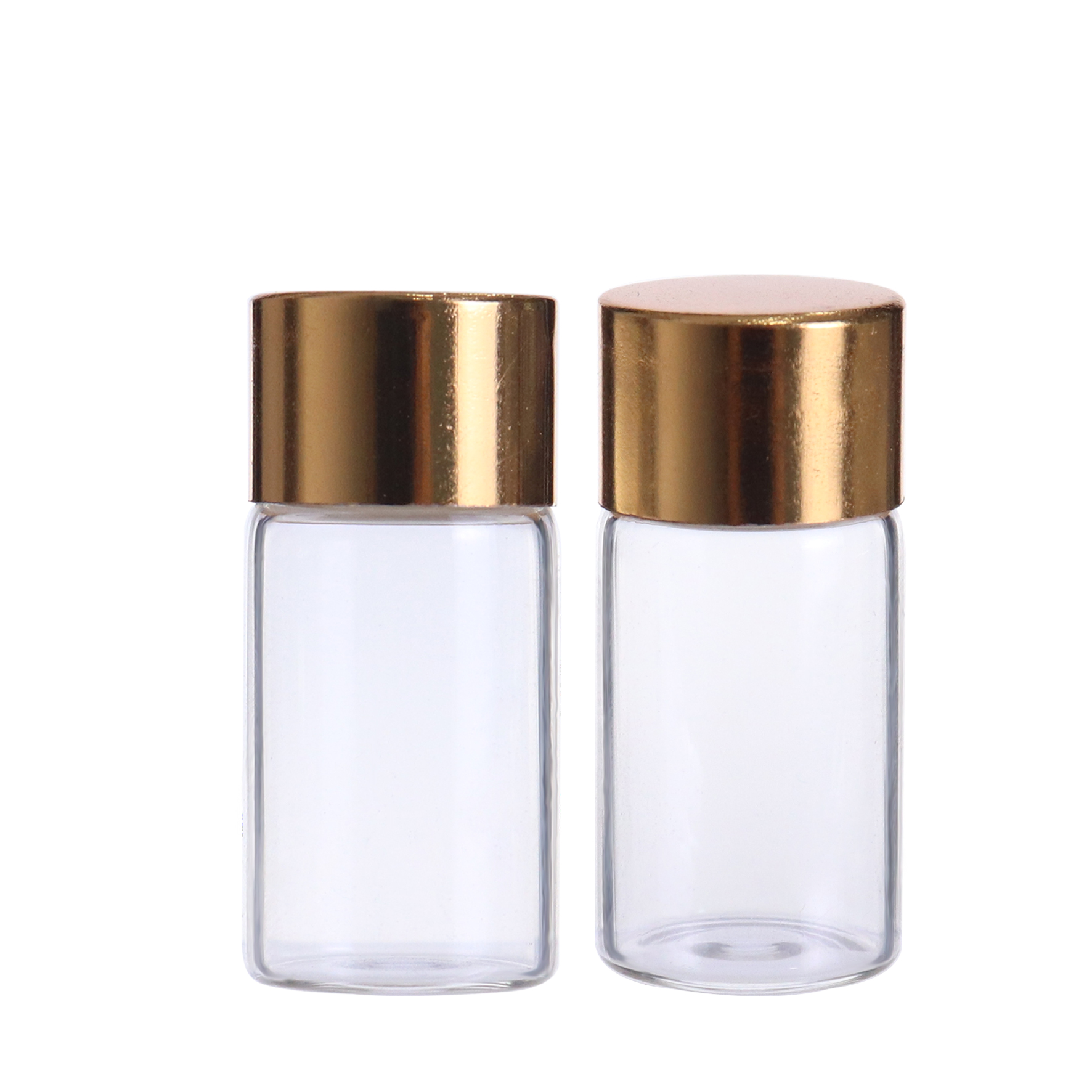 1ml 2ml 3ml 5ml clear amber small sample glass perfume vial with screw top