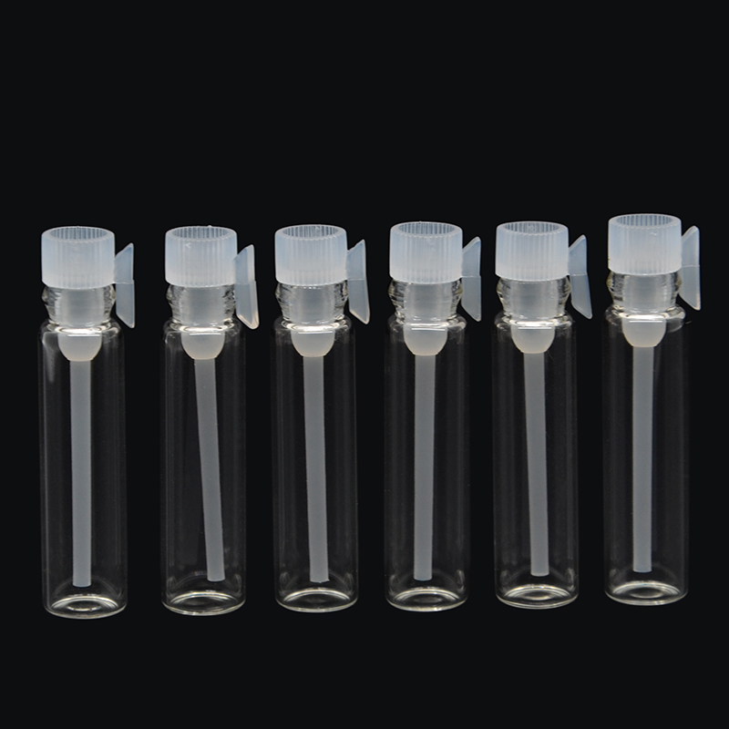 1ml 2ml 3ml Clear Glass Perfume Vials With Plug