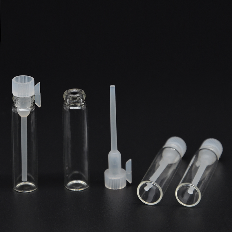 1ml 2ml 3ml Clear Glass Perfume Vials With Plug