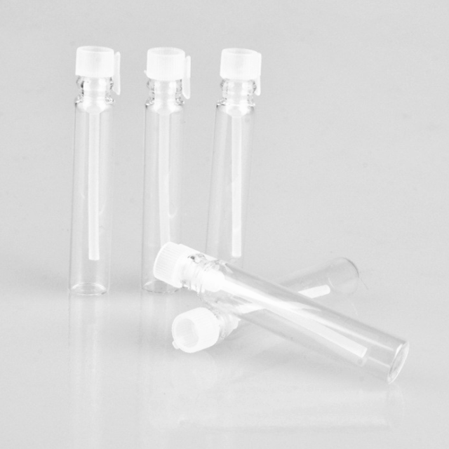1ml 2ml 3ml Clear Mini Glass Vial for Perfume Glass Tester Vials