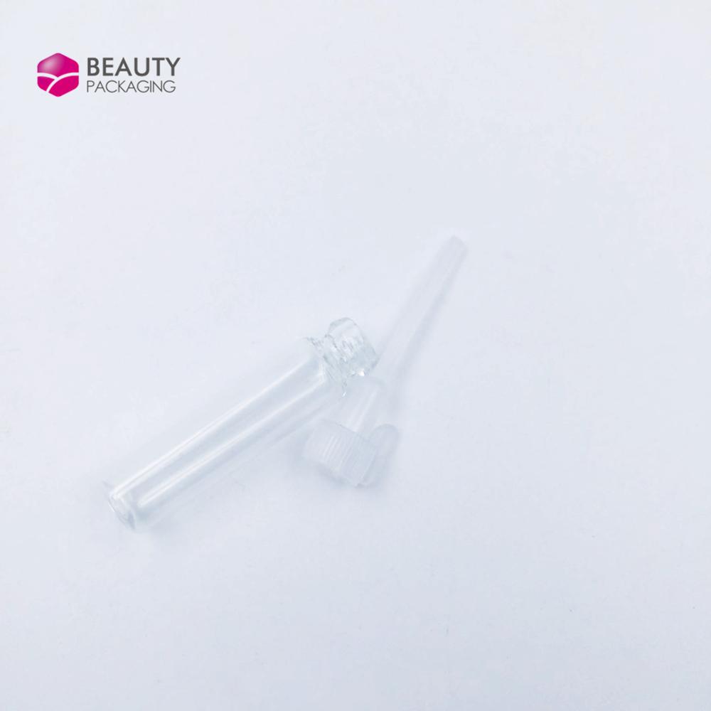1ml 2ml 3ml Clear Tester Sample Tube Glass Perfume Vials with Plastic Lid