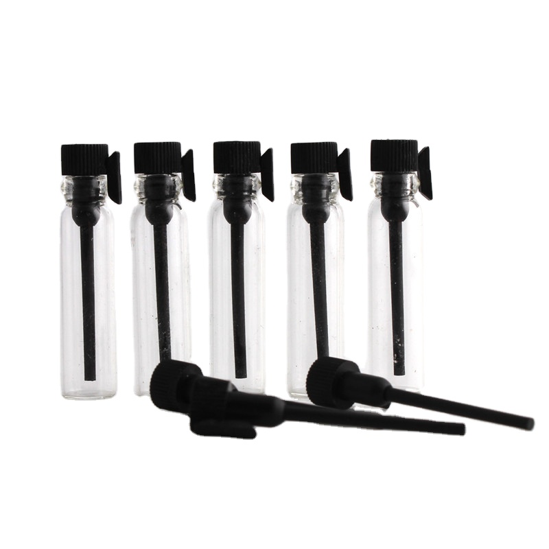 1ml 2ml 3ml Empty Clear Amber Sample Glass Perfume Tester Glass Bottle