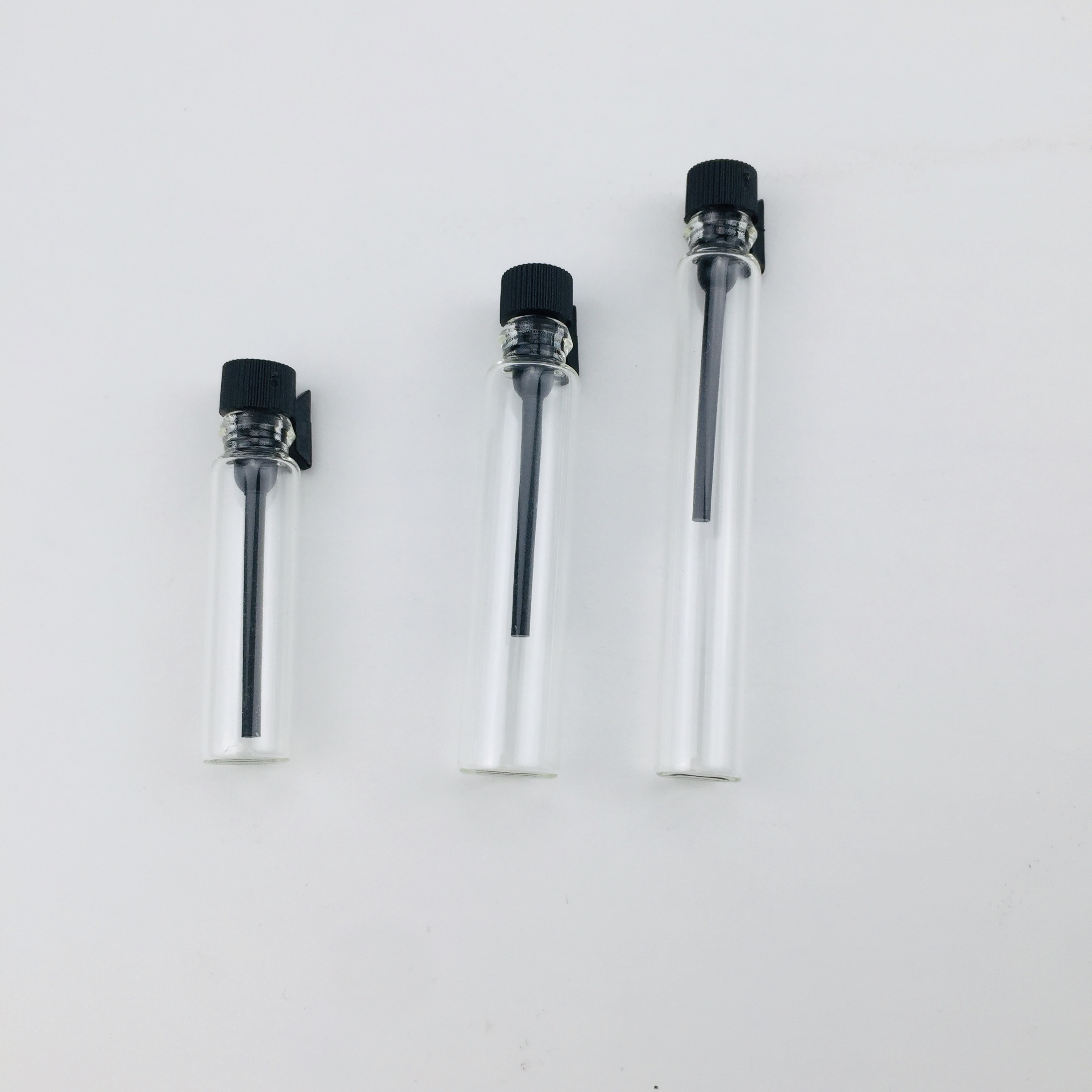 1ml 2ml 3ml Empty Clear Amber Sample Glass Perfume Tester Glass Bottle