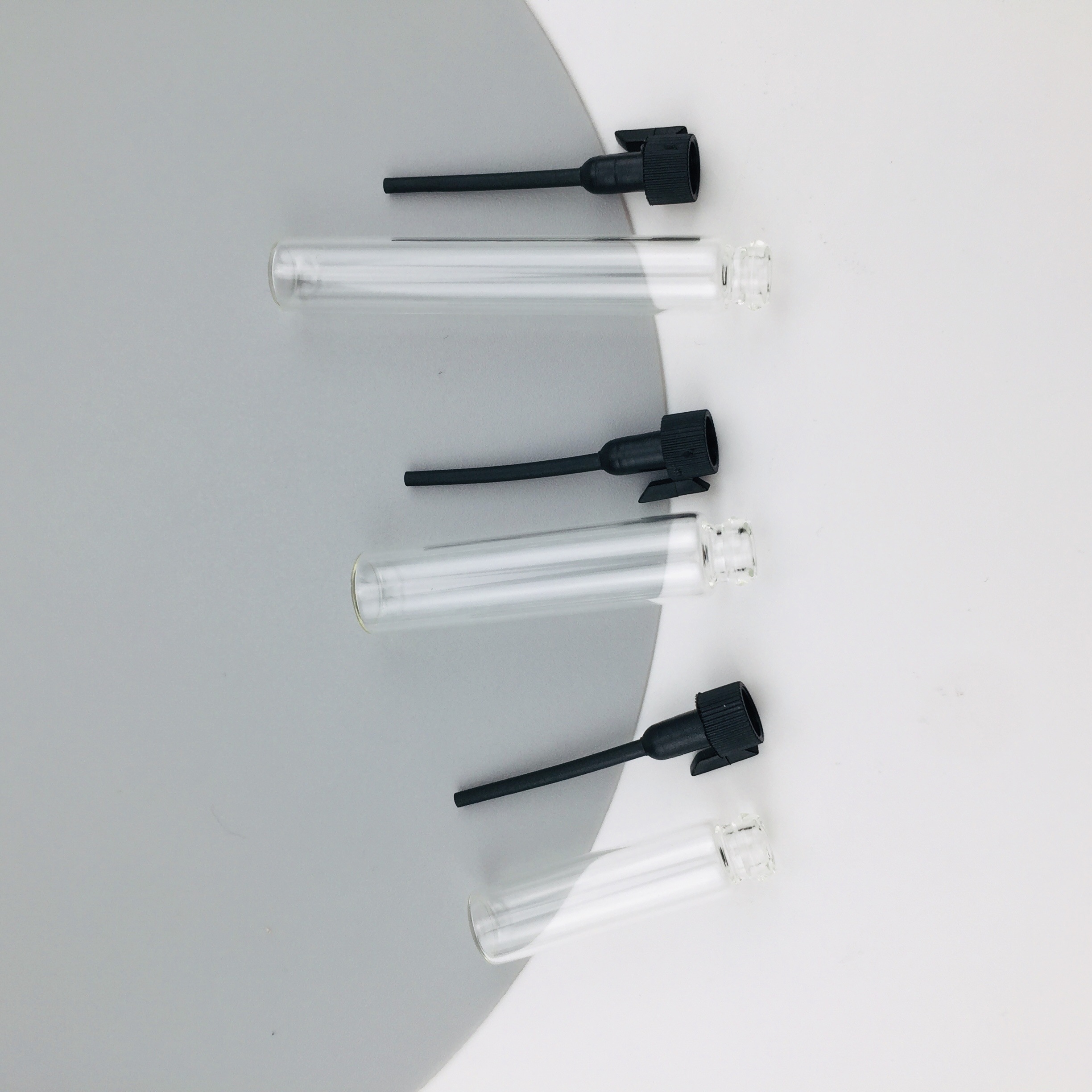 1ml 2ml 3ml Empty Clear Amber Sample Glass Perfume Tester Glass Bottle