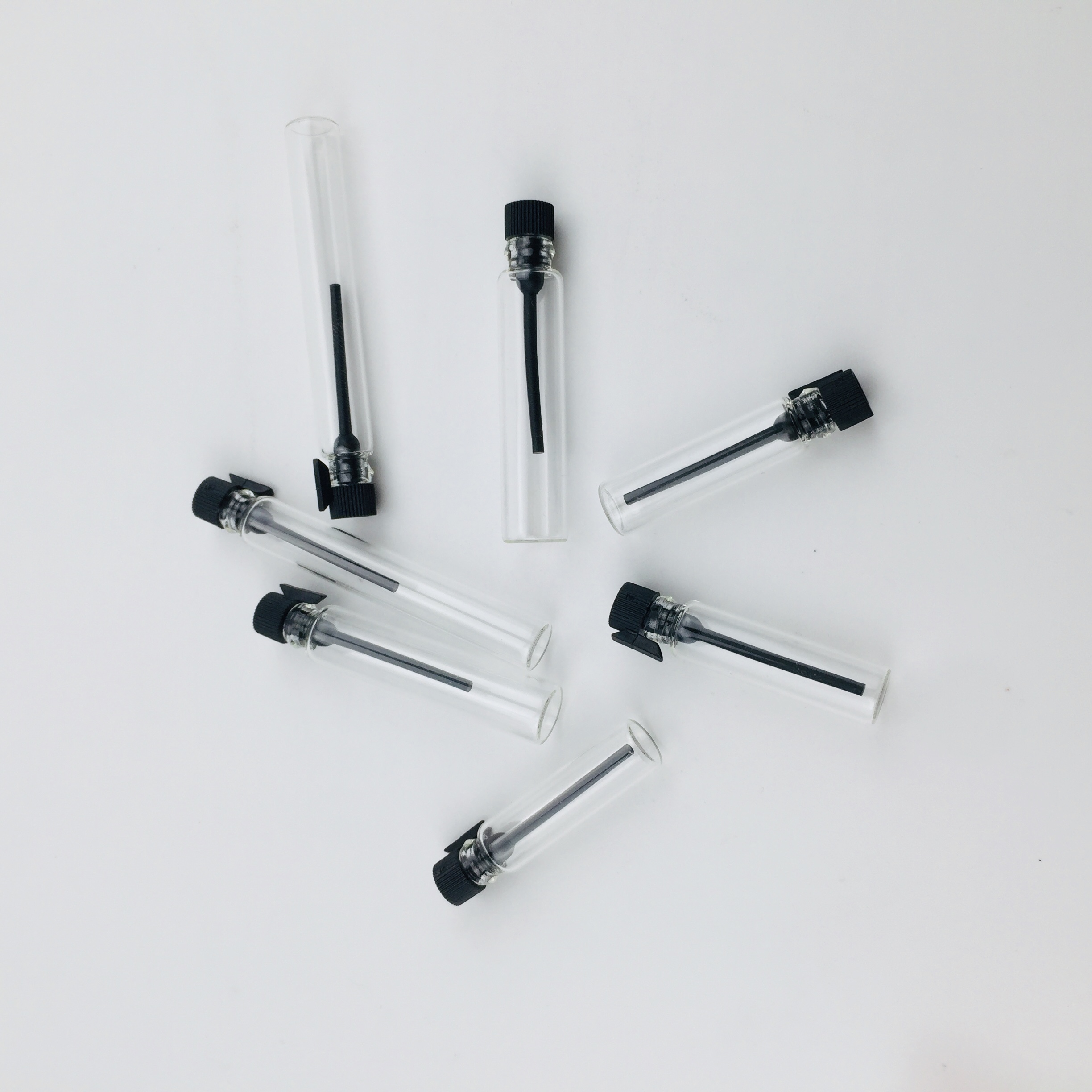 1ml 2ml 3ml Empty Clear Amber Sample Glass Perfume Tester Glass Bottle