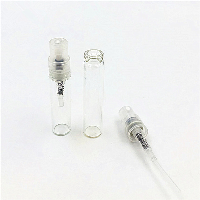 1ml 2ml 3ml Perfume sampler glass vial rubber stopper
