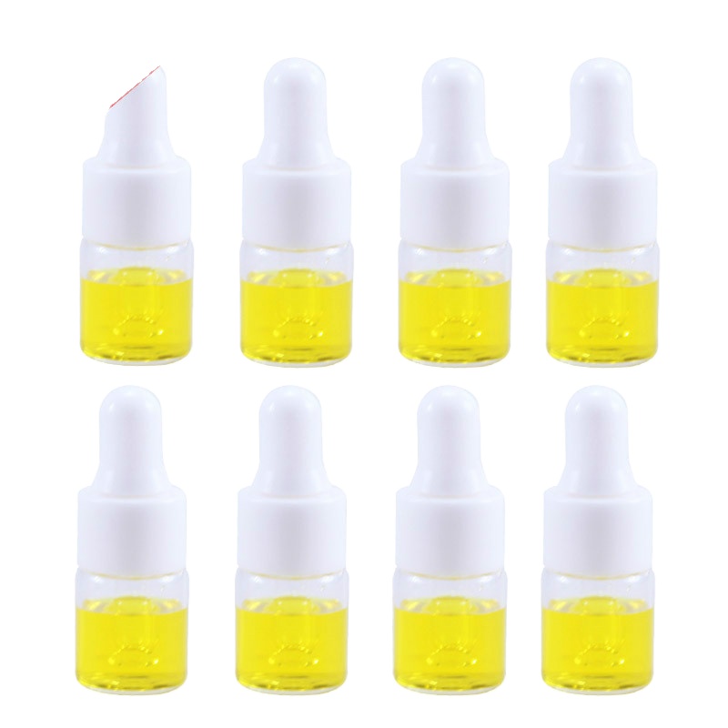 1ml 2ml 3ml empty mini glass dropper bottle sample essential oil bottle